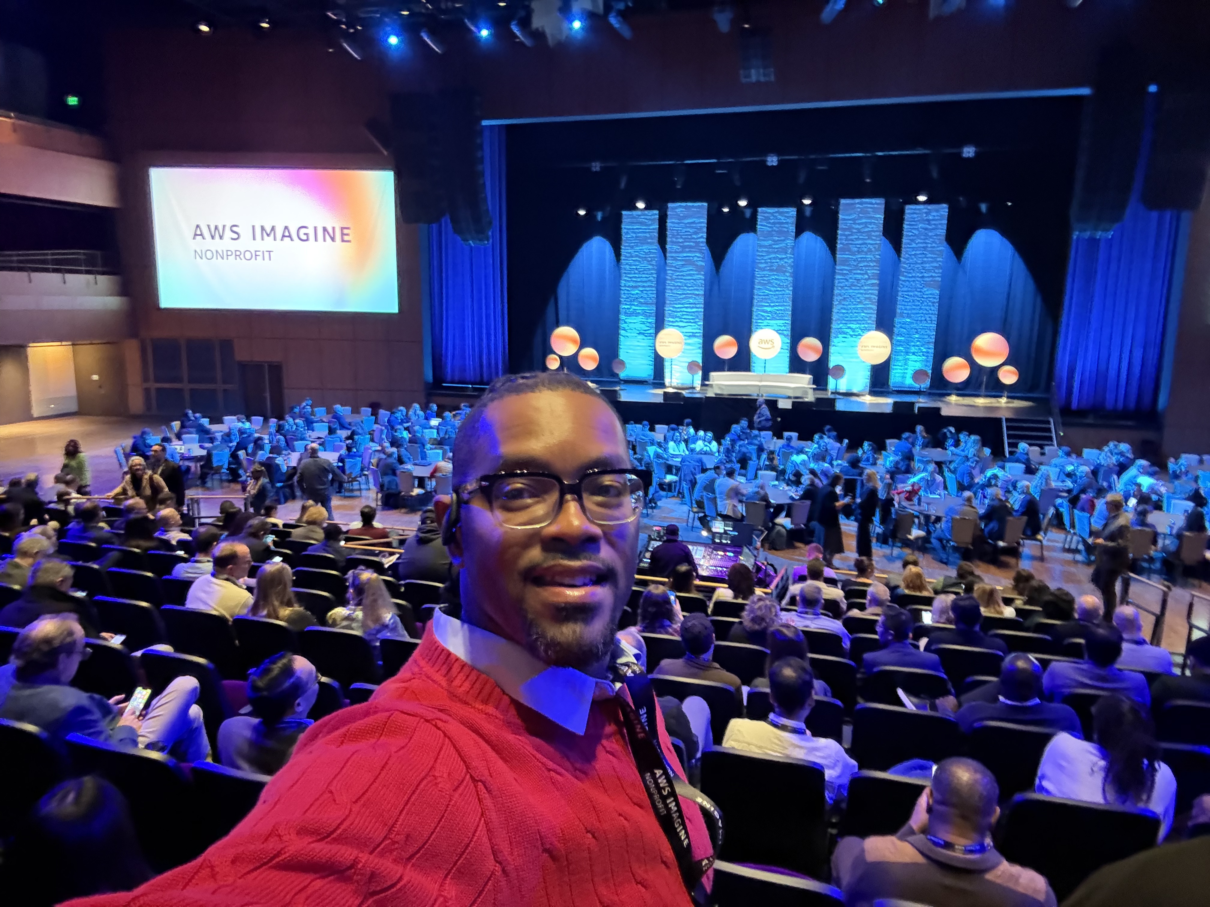 Brian at AWS Imagine